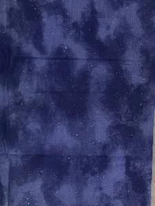 Blue Tonal Novelty Cotton QUILT Fabric Sparkly 18 Inches x 44 Inches Wide - Picture 1 of 3