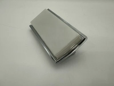 1973-83 CHEVROLET GMC C10 C20 TRUCK DOME LIGHT BASE WITH WHITE LENS NEW CHROME - Image 1 of 4