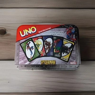 Vintage Marvel Spider-Man UNO Spider Sense Special Edition Card Game 2002 - Image 1 of 3