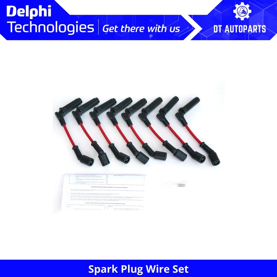 Juego de cables de bujía Delphi para Chevrolet SSR 2005-2006 6,0 L V8 Foto 1 de 4