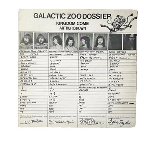 ARTHUR BROWN & KINGDOM COME Galactic Zoo Dossier Vinyl Record VG Psych Rock - Picture 1 of 24