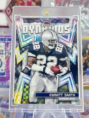 Emmitt Smith Checkerboard Refractor - Dallas Cowboys Foto 1 de 3