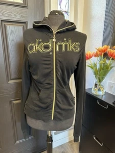 Vintage AKADEMIKS Jeanius Zipup Yk2 Hip Hop BLK/Gold - Picture 1 of 13