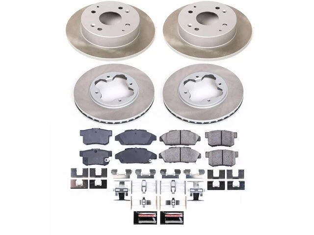 Front and Rear Brake Pad and Rotor Kit For 91-93 Honda Accord EX Sedan ZJ93C2 Foto 1 de 1