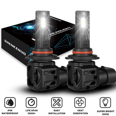 For Jeep Grand Cherokee 2011-2018 LED Headlight High Beam Globes 6000K White - image 1 of 4