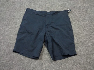 Шорты мужские Reiss 32 синие Jester Seersucker бермудские с регулируемой талией - Изображение 1 из 4