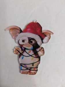 Gizmo Gremlins Natale 2D Acrilico 2 Lati 3” Ornamento con Stringa Mogwai - Foto 1 di 7