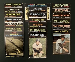 1971 Topps baseball 20 card lot VG - Picture 1 of 9