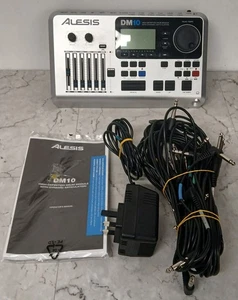 Alesis DM10 Electric Drum Kit Module Brain With Power Supply & Wiring Loom Snake - Picture 1 of 3