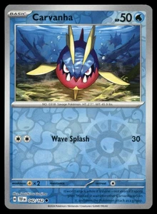 Carvanha 042/162 SV05: Temporal Forces Reverse Holo Near Mint NM - Picture 1 of 2