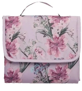 Bonito cambiador de viaje floral púrpura ~ talla única - Imagen 1 de 3