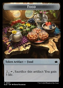4x Food Token - NM - Bloomburrow - SPARROW MAGIC - Picture 1 of 1