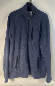Sonoma Blue Full Zip Mock Neck Sweater with Pockets Size XXL - Picture 1 of 7