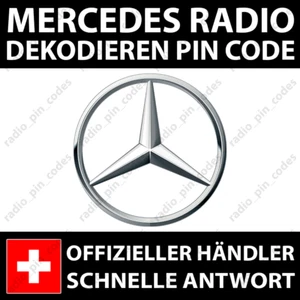 MERCEDES RADIO DEKODIEREN PIN CODE FÜR ALLE MODELLE AUDIO AVUS SOUND TRUCKLINE - Bild 1 von 5