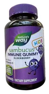 Nature’s Way Kids Immune Sambucus Elderberry Gummies - 60 Count - Ex: 4/26 - Picture 1 of 1