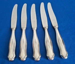 WMF 1700 Besteck 5 Messer ca. 21 cm 90er versilbert Art. 1498/01.25 - Bild 1 von 2