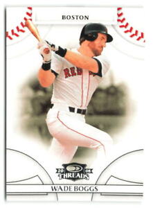 2008 Donruss Threads Wade Boggs #8 Boston Red Sox BASEBALL Card