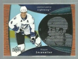  2008-09 McDonald's Upper Deck Profiles #PRO6 Vincent Lecavalier (ref50244)