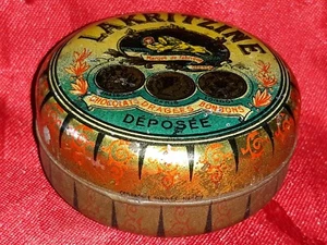 1 Ancienne boite sérigraphiée LAKRITZINE  10 cm N°716/267 - Imagen 1 de 4