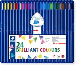Lápices de color triangulares STAEDTLER 157 SB24 Ergosoft - colores surtidos, paquete - Imagen 1 de 3
