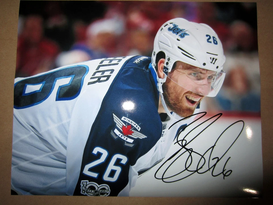 BLAKE WHEELER Winnipeg Jets SIGNED Autographed 8X10 Photo w/ COA  - Image 1 of 1