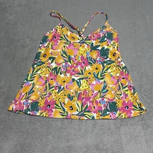Camiseta de natación Anne Cole para mujer pequeña floral triángulo tankini - Imagen 1 de 5