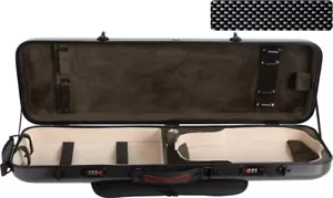 DE Geigenkoffer Glasfaser Safe Oblong 4/4 M-case Schwarz Point - Olivgrün - Bild 1 von 12