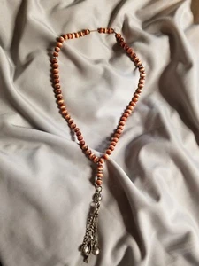 Vintage Yemeni Jewelry Resin Beads No Clasp Rosary Bracelet - Picture 1 of 5
