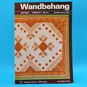 Wandbehang 57 x 95 cm | geknüpft | Verlag für die Frau # 2060 | DDR 1979 A - Bild 1 von 1