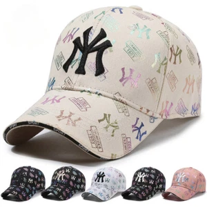 UK Unisex New York MY Yankees Baseball Men Women Hat Sport Snapback Cap Cotton - Picture 1 of 26