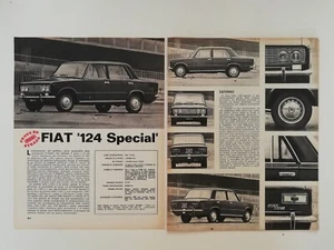 Clipping Ausschnitt Artikel 1969 Fiat 124 Special und 125 SPECIAL Der Vergleich - Bild 1 von 5