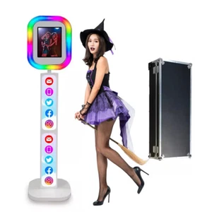 Portable iPad Photobooth Selfie Machine Shell For 9.7/10.5/11/12.9in Led Light - Picture 1 of 5