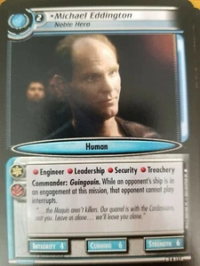 Star Trek CCG 2E Energize 2R127 Michael Eddington Noble Hero Como Nuevo - Imagen 1 de 1