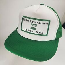 Vintage Manley Valve Company Teton Texas Baseball Mesh Trucker Snapback Hat Cap 