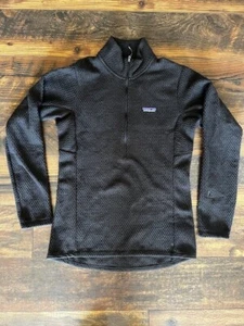 NUEVO Pullover Patagonia R1 Cuello Cremallera Mujer Talla S Pequeño Negro Estilo 40250FA23 - Imagen 1 de 3
