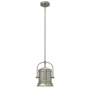 Lampada Sospensione Soffitto Luce a Sala da Pranzo H 36,8 CM IN Nichel - Foto 1 di 1