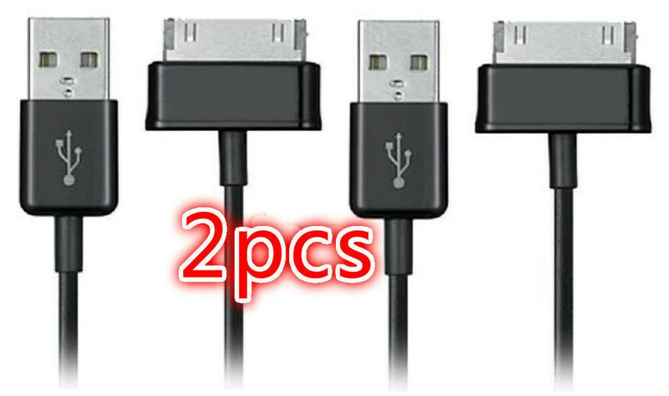 New OEM Samsung Galaxy Note 10.1/Tab Tablet USB Data Cable Charger 2PCS - Image 1 of 1