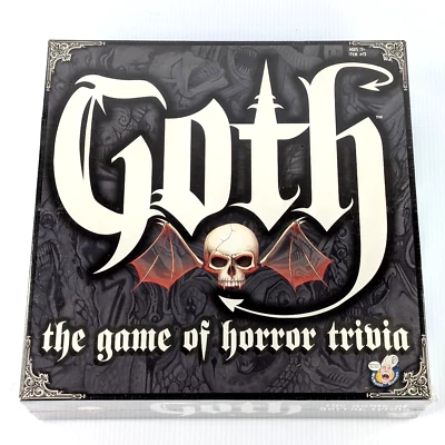 Goth The Game Of Horror Trivia Juego de Mesa 2002 NUEVO Sellado de Fábrica Foto 1 de 4