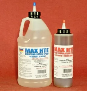 EPOXY RESIN 4 HIGH TEMPERATURE FIBERGLASSING & CARBON FIBER PREPREG RESIN 80! - Picture 1 of 12
