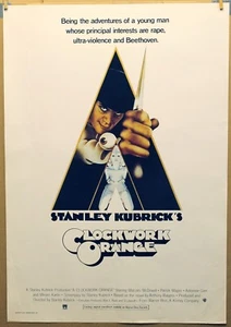 CLOCKWORK ORANGE Original 27x41 Movie Poster REDUCED - Picture 1 of 4