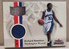 Fleer Platinum 2001 National Patch Time Richard Hamilton 