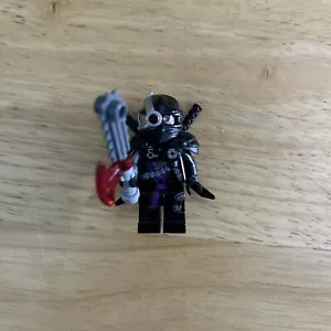 LEGO General Cryptor Minifigure - njo092 NINJAGO Nindroid with 3 Gear Pieces - Picture 1 of 4