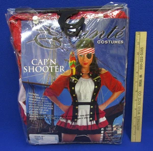 Sexy Pirate Costume Escante Cap'n Shooter Halloween Outfit Womens Size Small - Picture 1 of 12