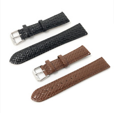 Woven Leather Watch Strap Replacement Hadley Roma Band - Choose Colour, Width