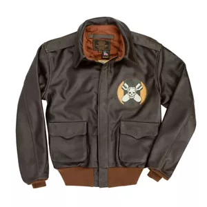Chaqueta de Vuelo COCKPIT EE. UU. Ases and Eights Z21V029 Hecha en EE. UU. - Imagen 1 de 6