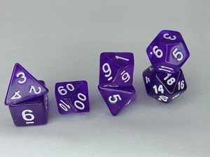 7pc Polyhedral Dice Set With Free Bag of Choice! TTRPG DND MTG Board Games - Picture 1 of 6