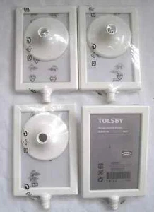 4 IKEA Tolsby 4"x 6"White 2 Sided Desktop Picture Frame/Sign Sealed 2 Photos NEW - Picture 1 of 8