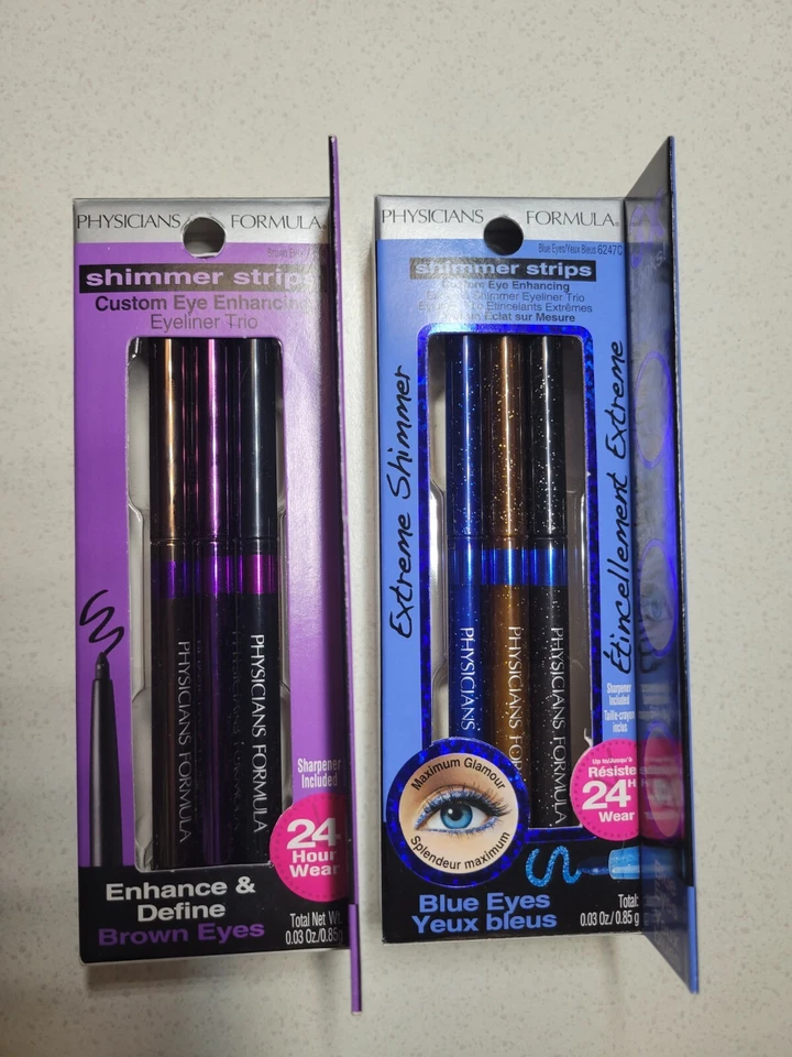 Physicians Formula Shimmer Strips Eyeliner Trio Brown Eyes 7374