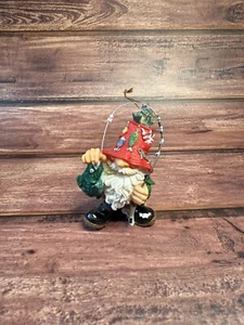 Adorno de pescador vintage Navidad pesca exterior todavía en bolsa - Imagen 1 de 8