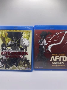 Afro Samurai Bluray + Resurrection Blu-ray Director's Cut Bluray - Picture 1 of 2